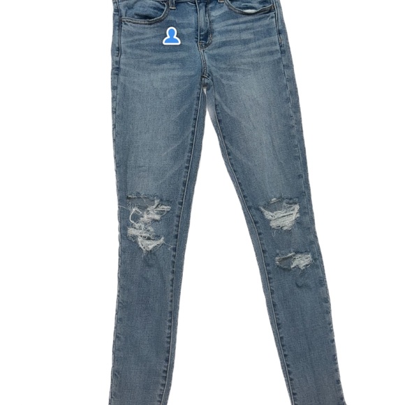 American Eagle Jeans Size 4 Super Stretch Jegging - Picture 2 of 3